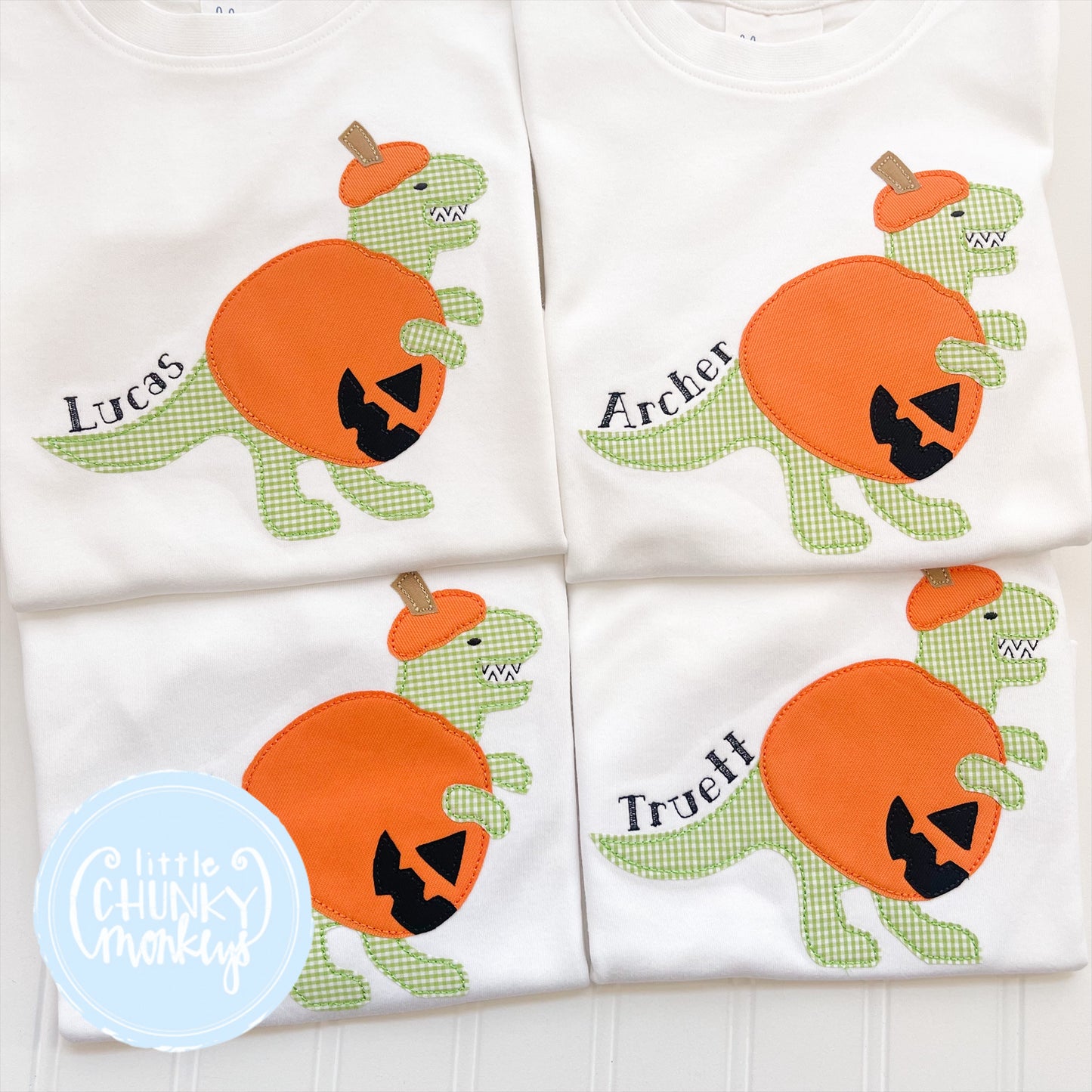 Boy Shirt - Dino Pumpkin Costume