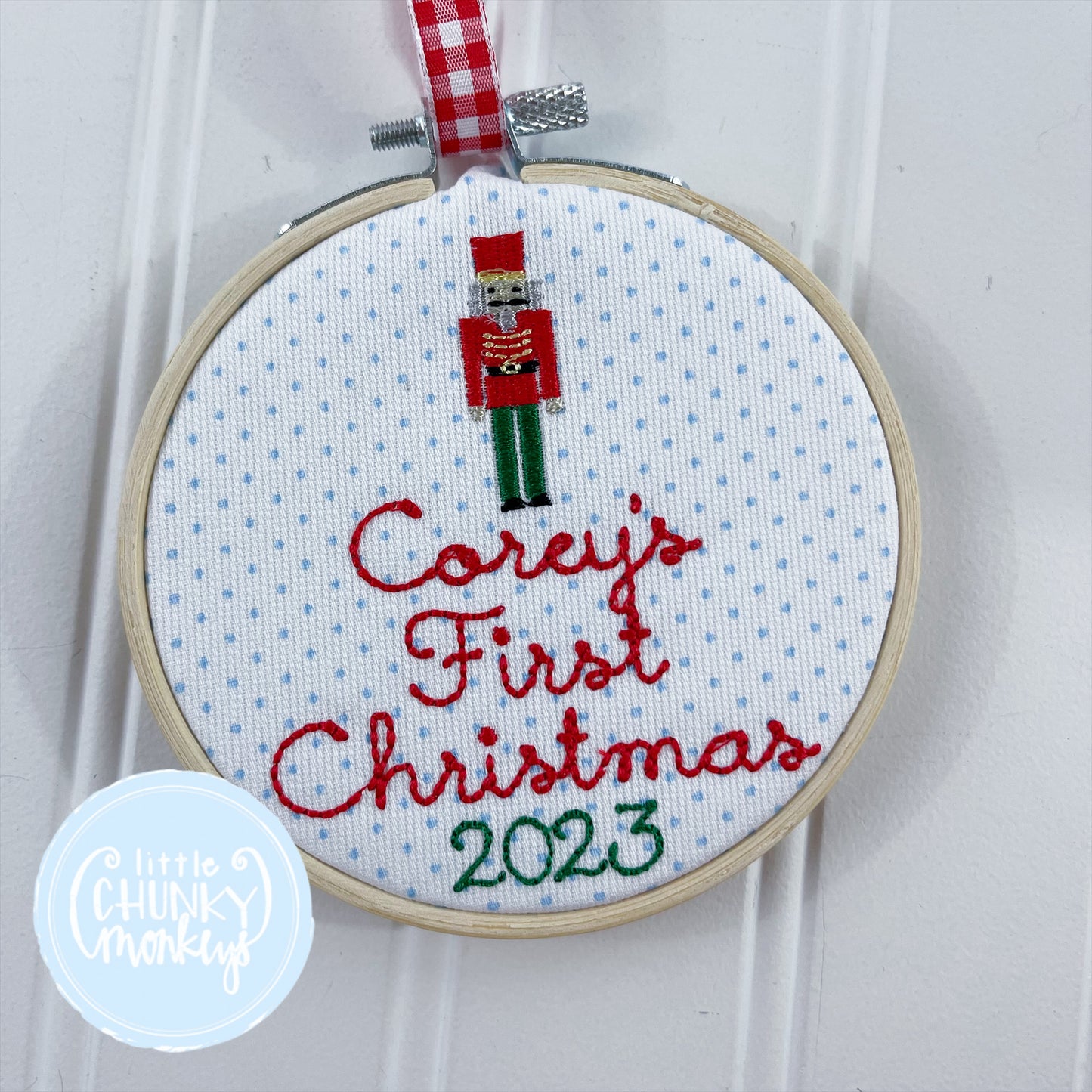 Nutcracker First Christmas Ornament