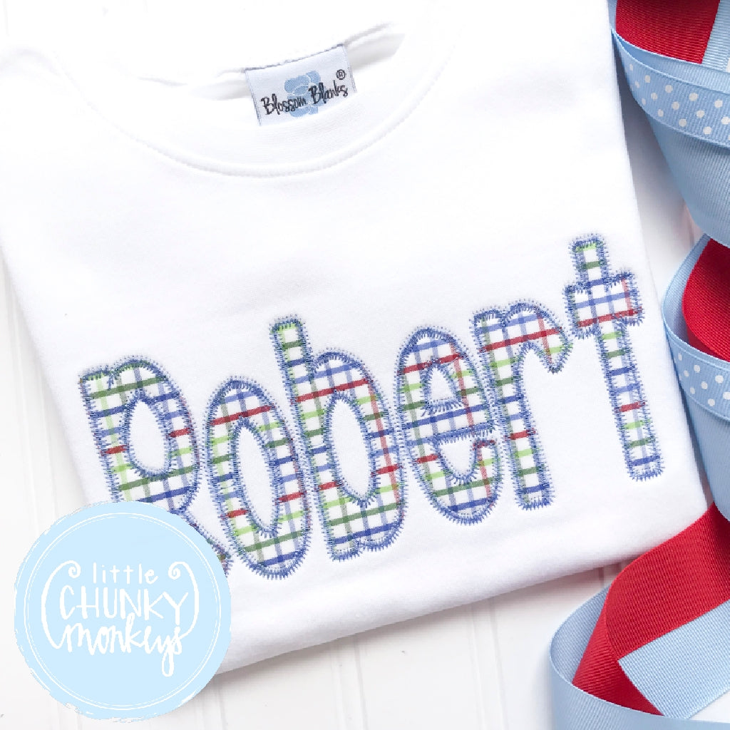 Boy Shirt - Applique Name