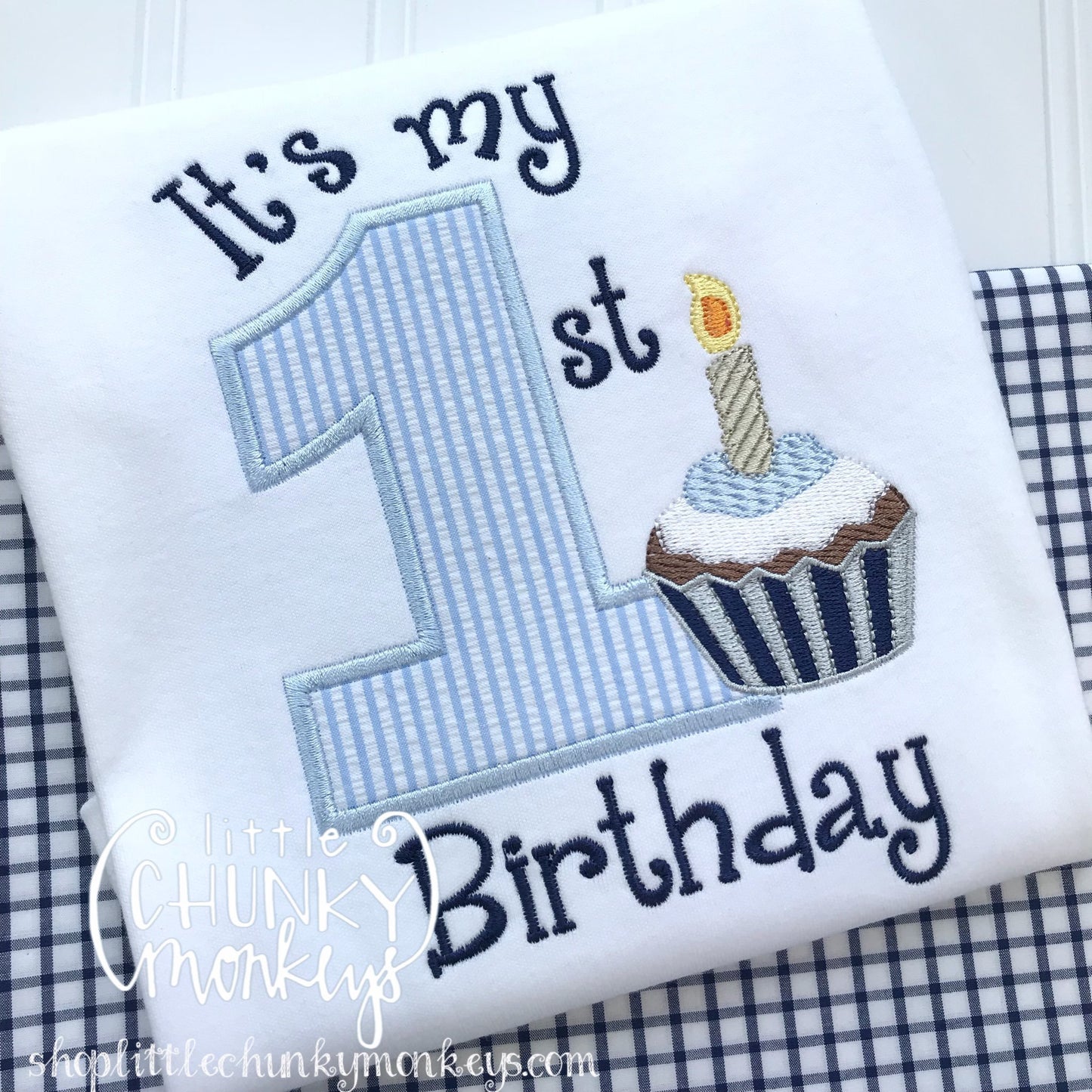 Boy Outfit - Boy Birthday Shirt - Boy Cupcake Birthday Shirt