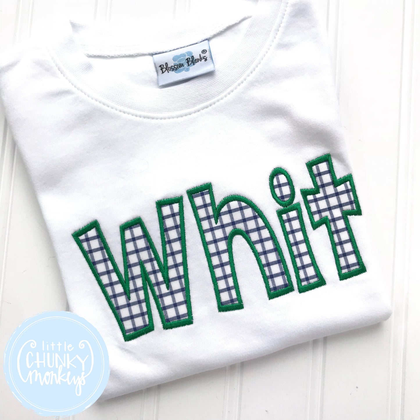 Boy Shirt - Applique Name Shirt - Boys Applique Shirt