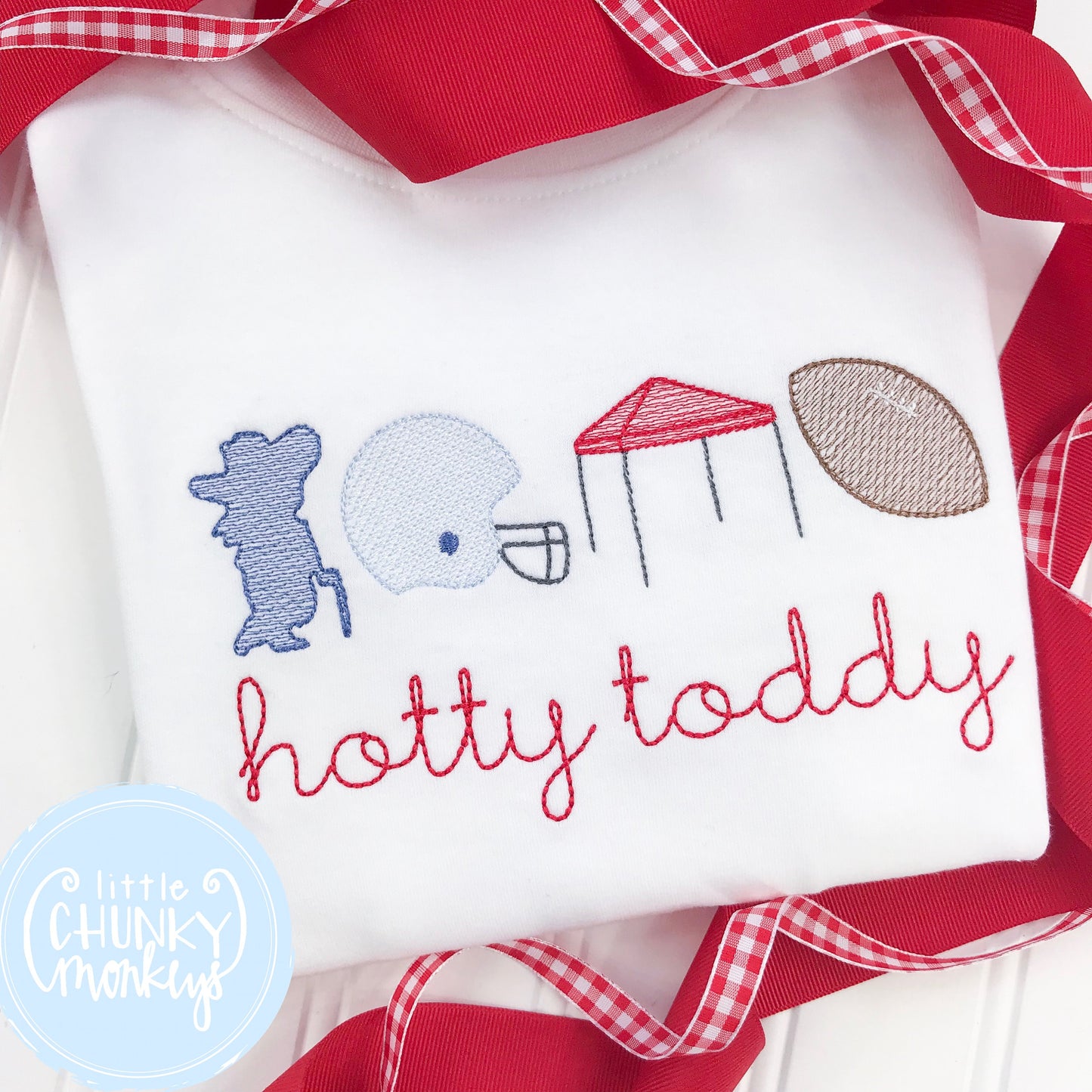 Boy Shirt - Hotty Toddy Stitched Football