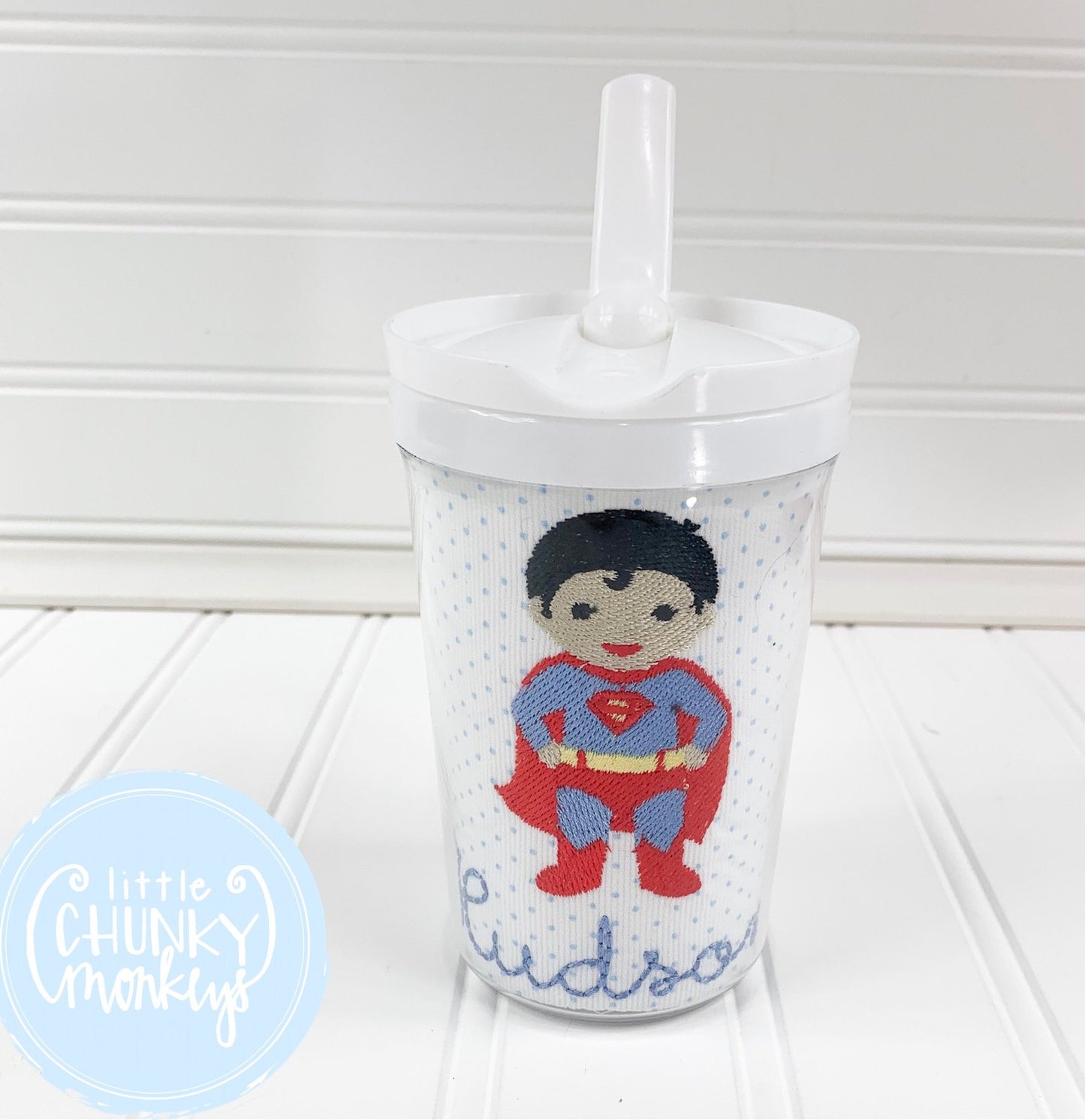 Toddler Straw Sippy Cup with Personalization