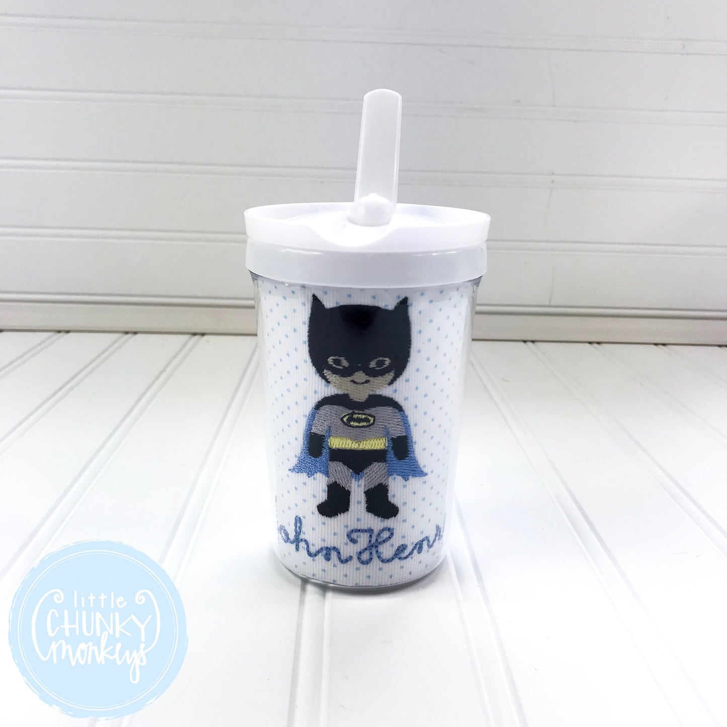 Toddler Straw Sippy Cup with Personalization