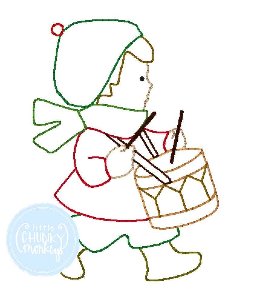 Boy Shirt - Stitched Drummer Boy
