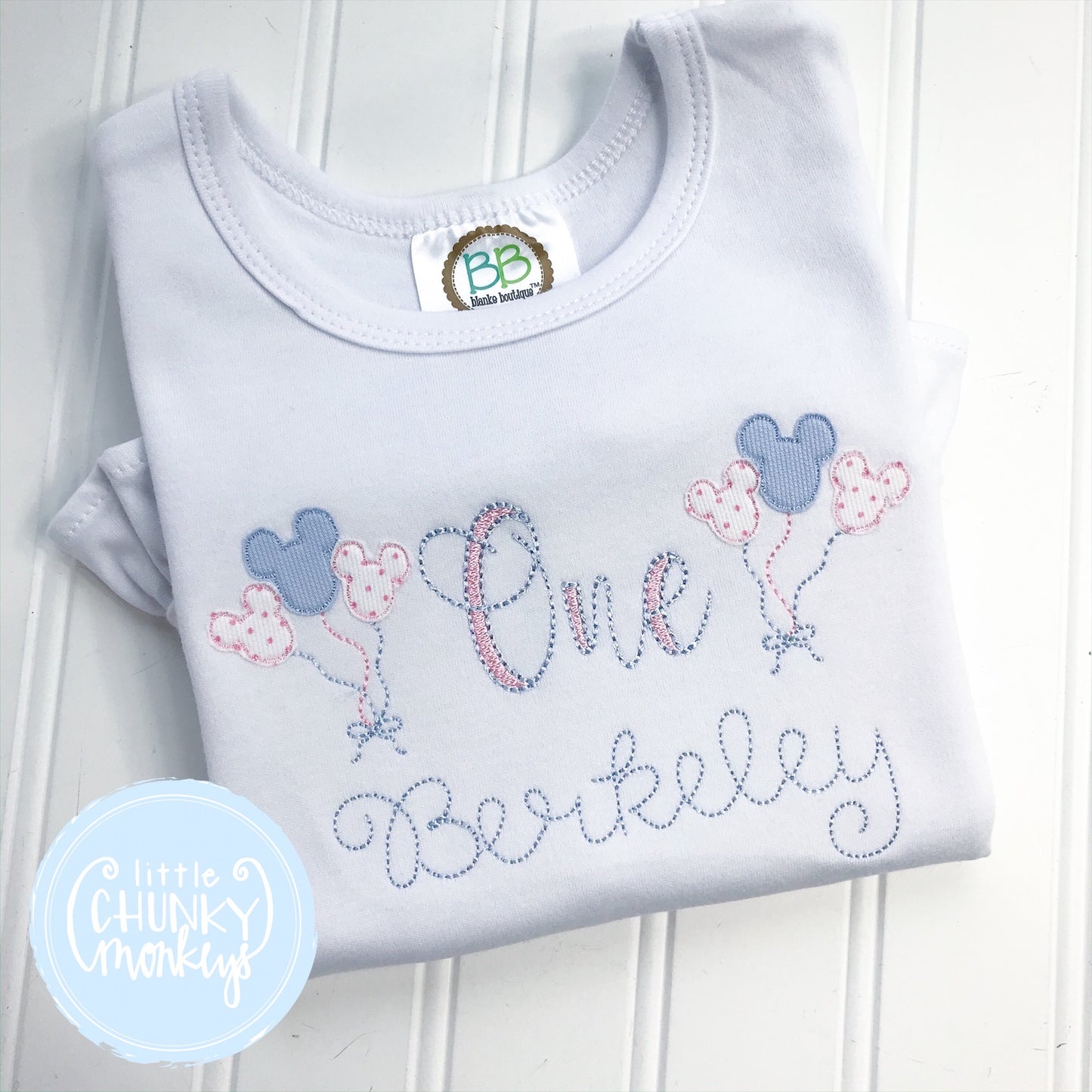 Girl Shirt - Mini Balloon with Stitched One
