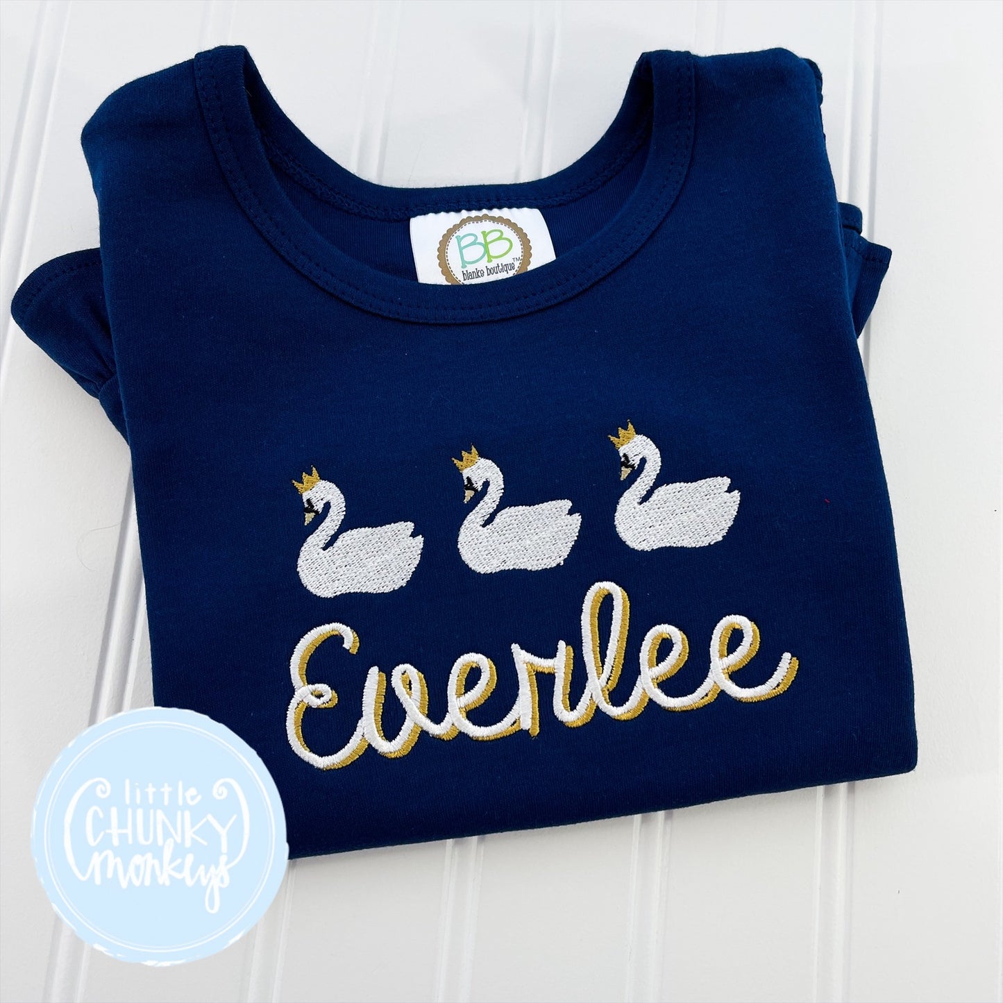Girl shirt- Swan Trio
