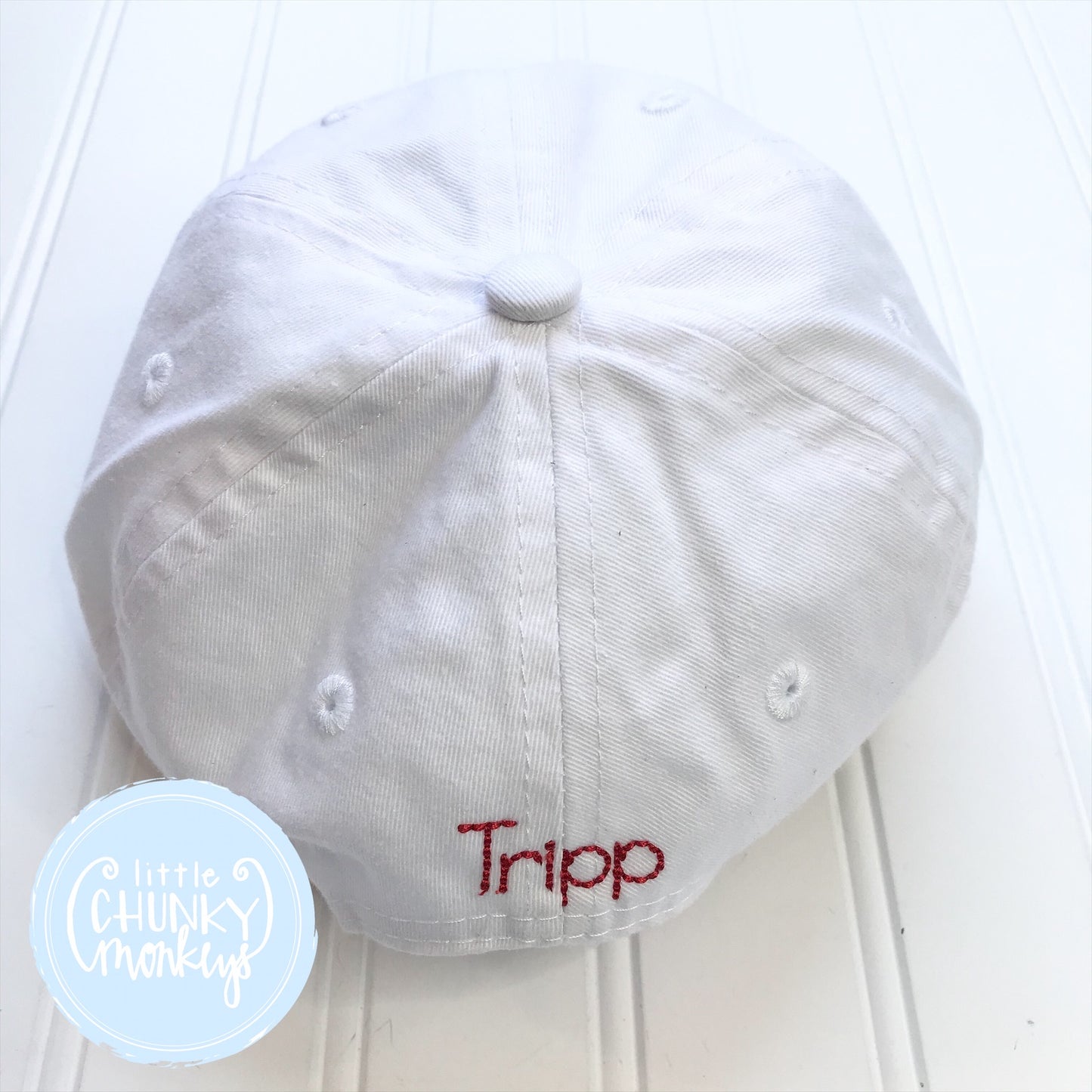 Toddler Kid Hat - Elephant on White Hat