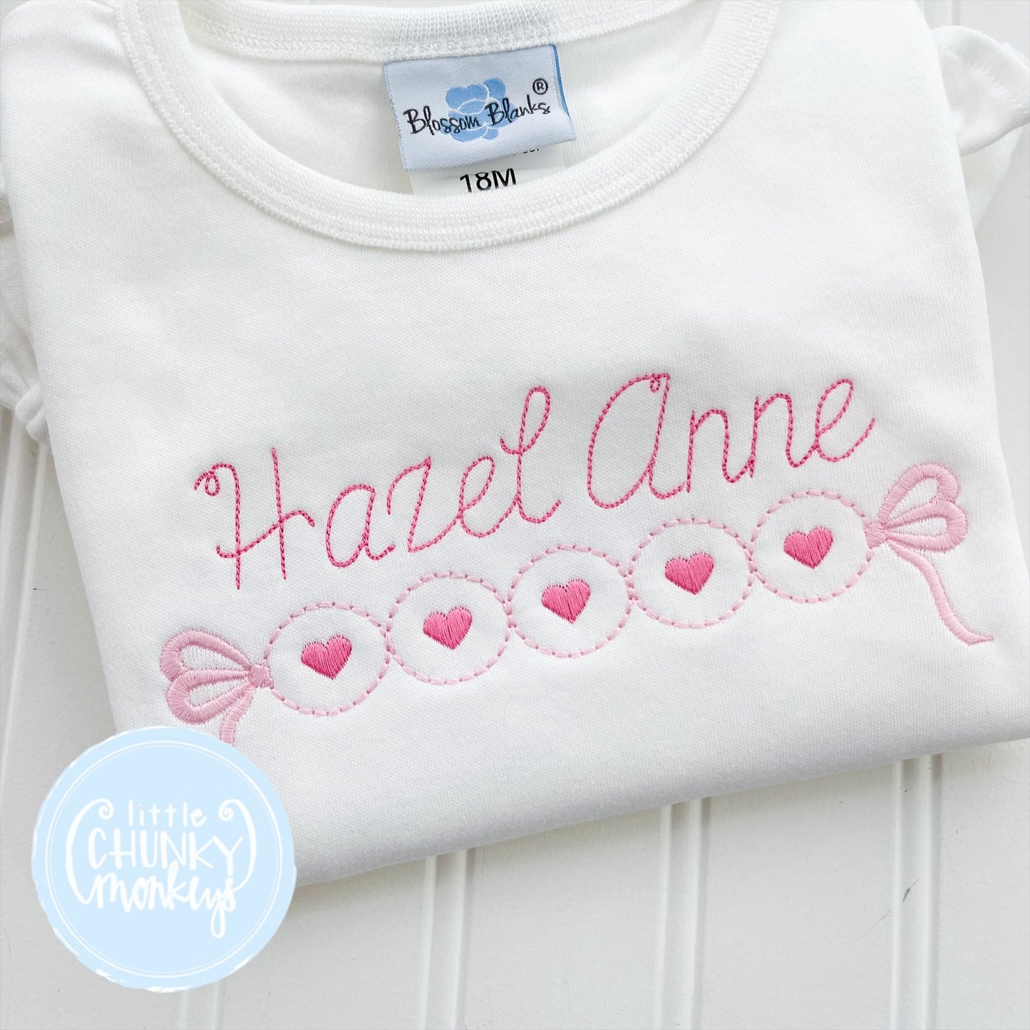 Girl Valentine Shirt - Pink Hearts