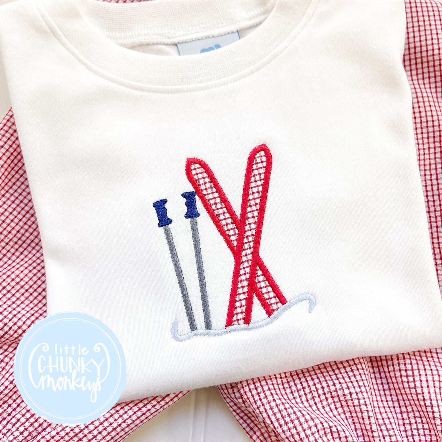 Boy Shirt - Skies in the Snow