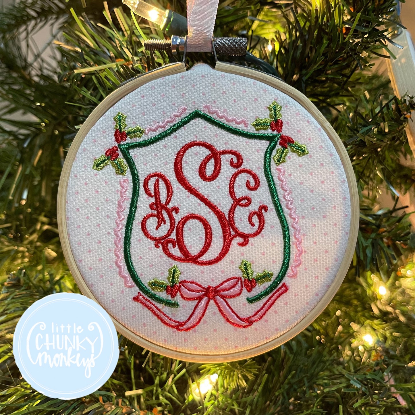 Holly Crest Ornament