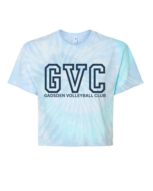 GVC Logo Tie Dyed Crop Boxy Tee