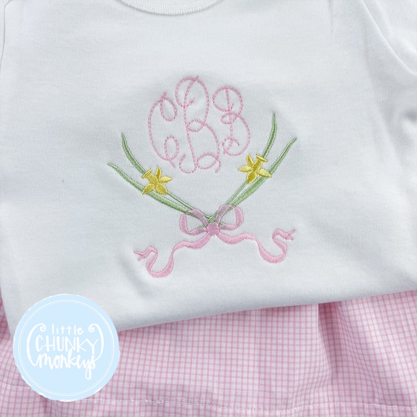 Girl Shirt - Buttercup Monogram