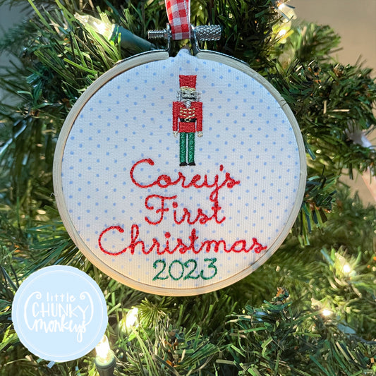 Nutcracker First Christmas Ornament
