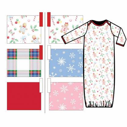 Christmas Baby Gown