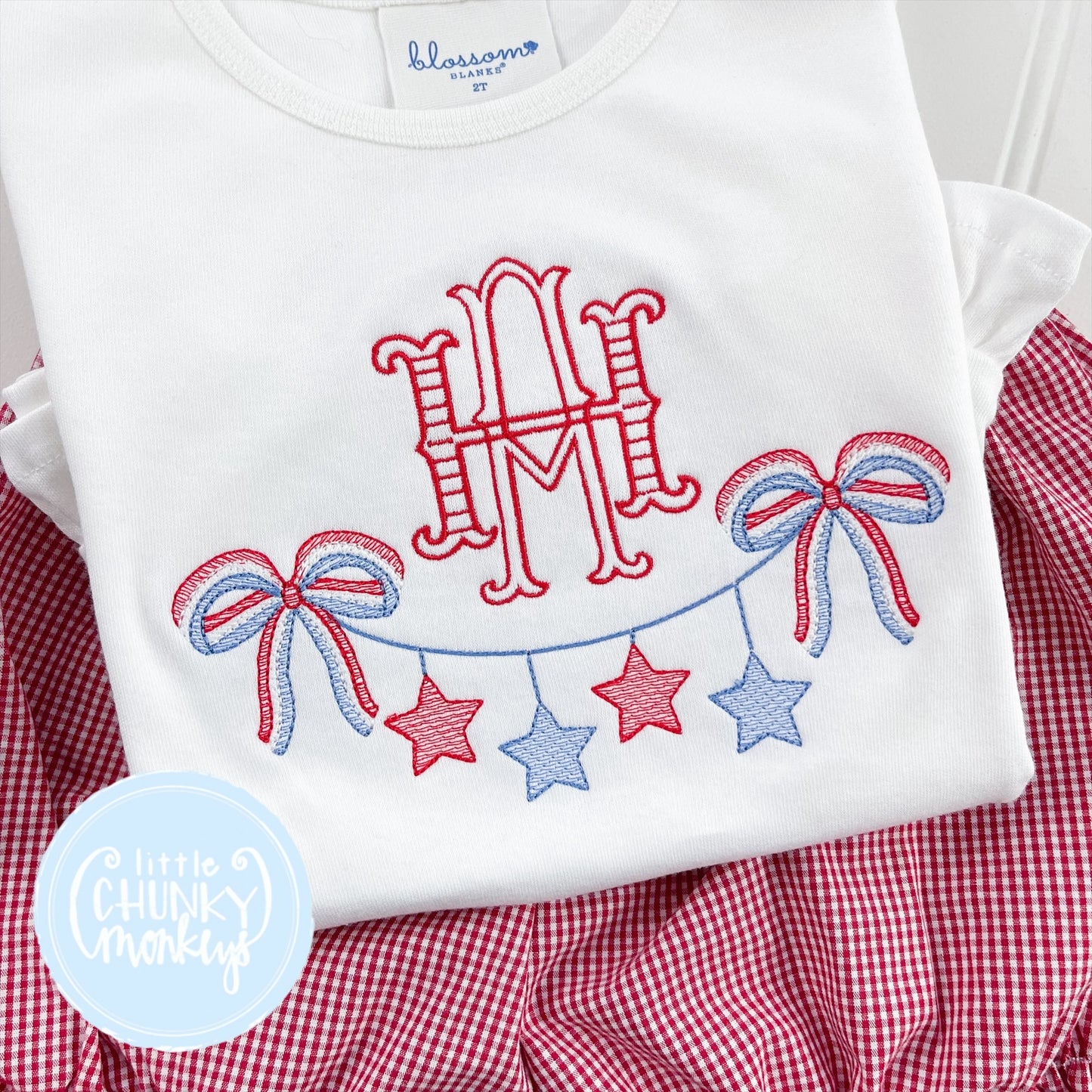 Girl Shirt - Patriotic Star Banner