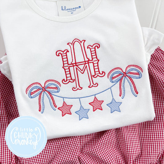 Girl Shirt - Patriotic Star Banner