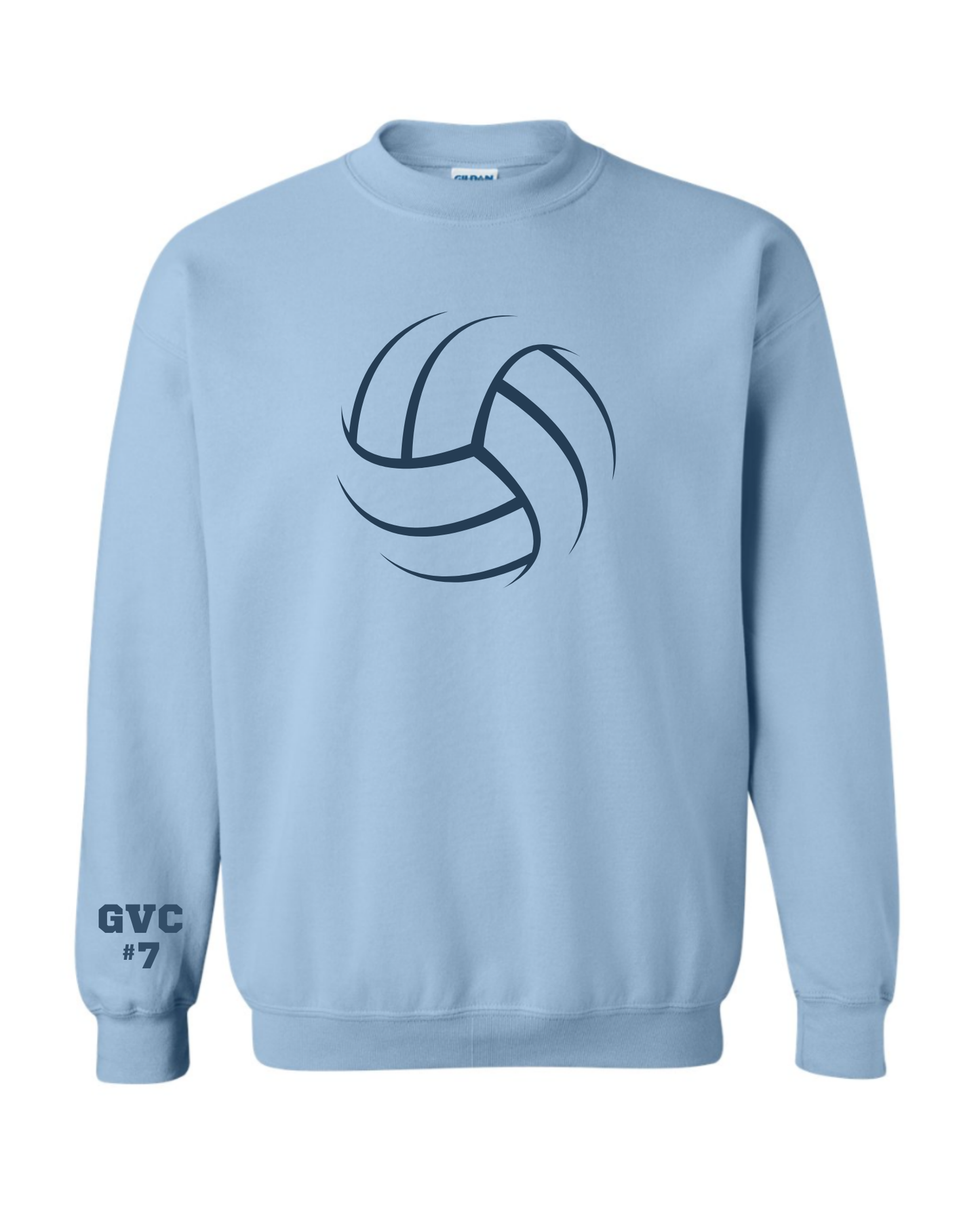 GVC Logo Light Blue Sweatshirt