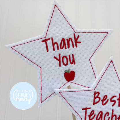 Teacher Star Sticks (Set of 2)