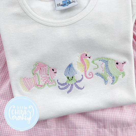 Girl Shirt - Sea Life Friends