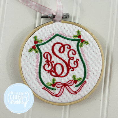 Holly Crest Ornament