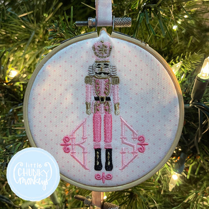 Nutcracker Double Initial Ornament
