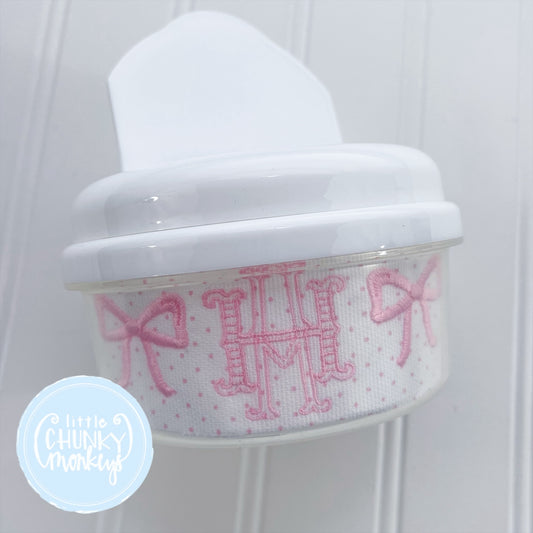 Bow Double Stack Cup or Snack Bowl