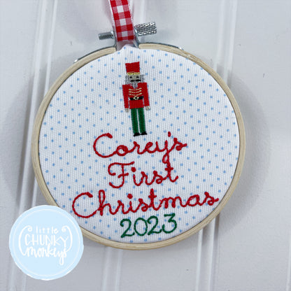 Nutcracker First Christmas Ornament