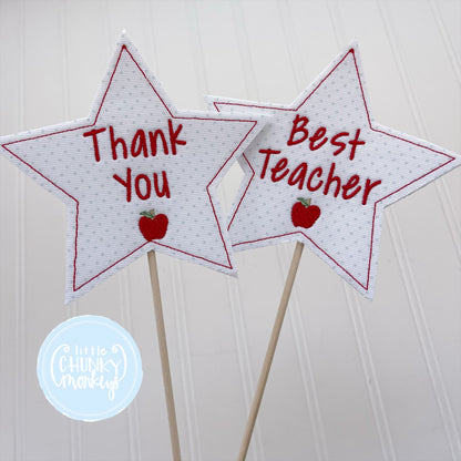 Teacher Star Sticks (Set of 2)