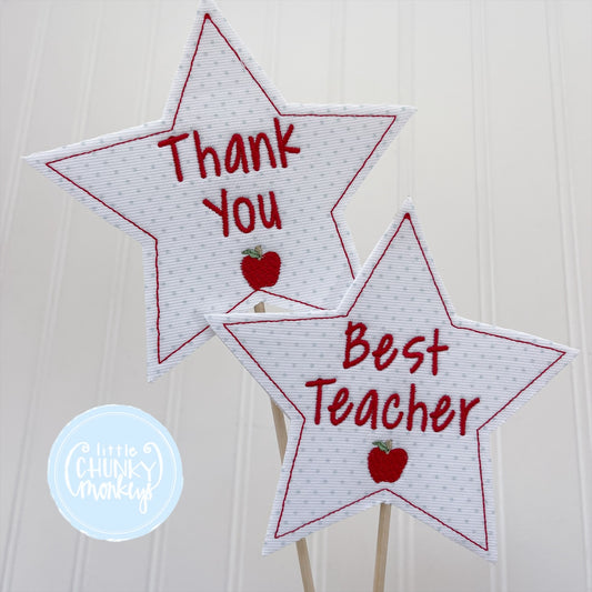 Teacher Star Sticks (Set of 2)