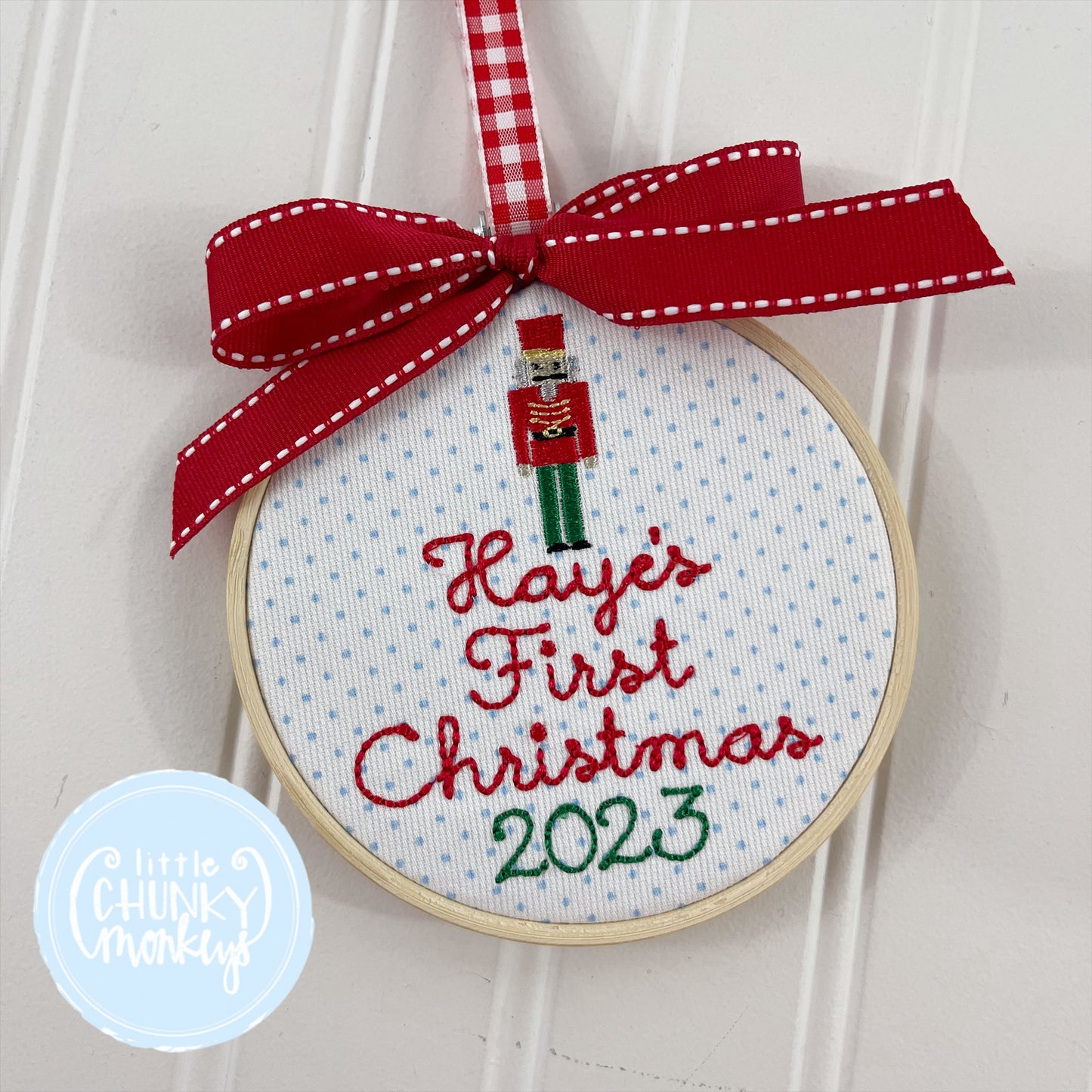 Nutcracker First Christmas Ornament