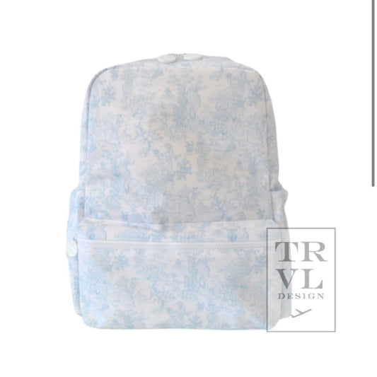 Backpacker - Bunny Toile Blue