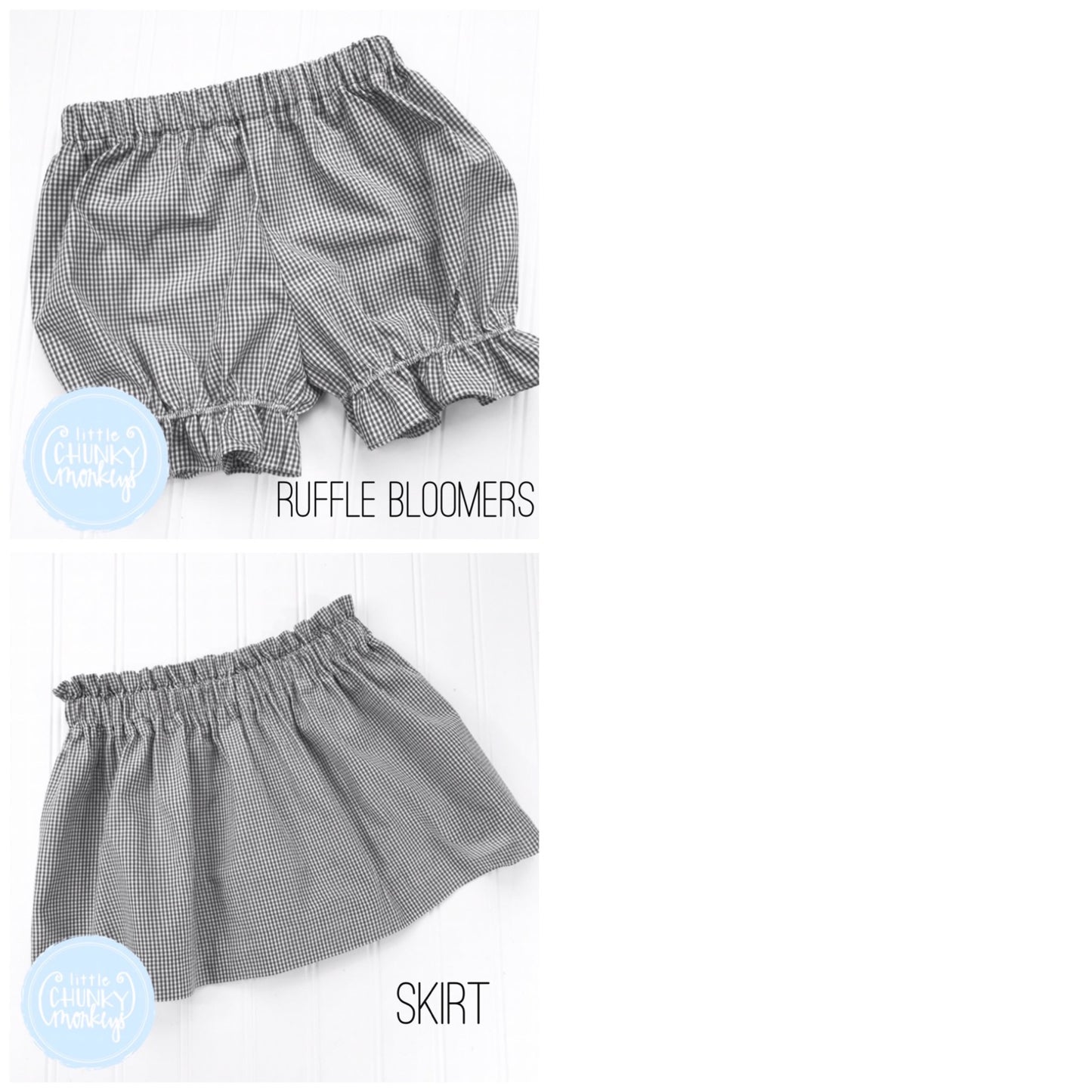 Light Blue Pique Bottoms