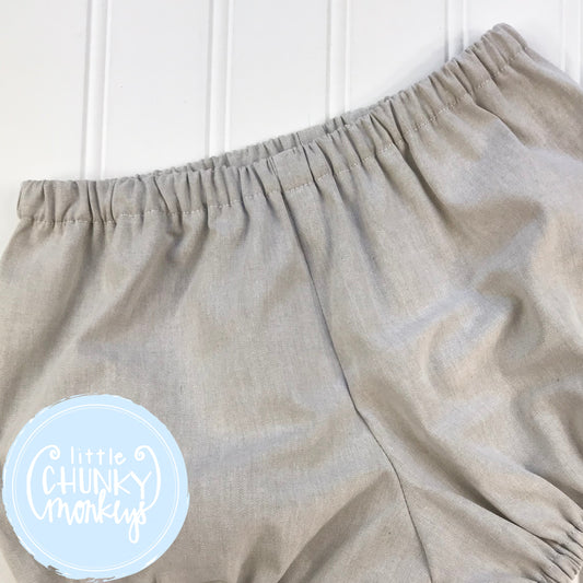 Khaki Chambray Bottoms