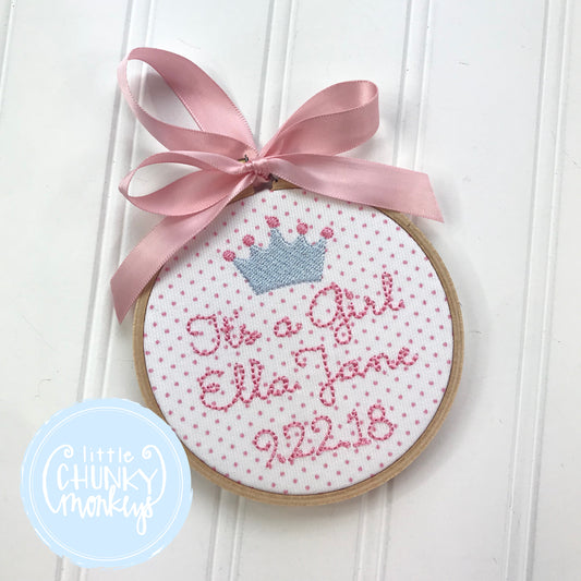 It's a Girl Ornament