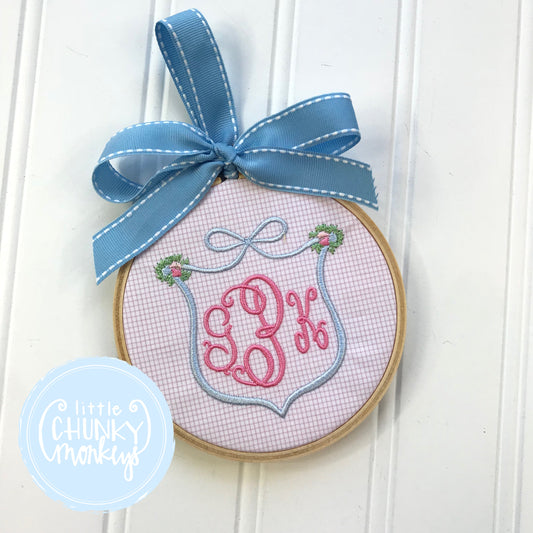 Girl Monogram Ornament