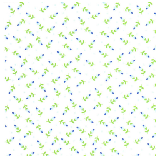 Blue Floral Bud Bottoms