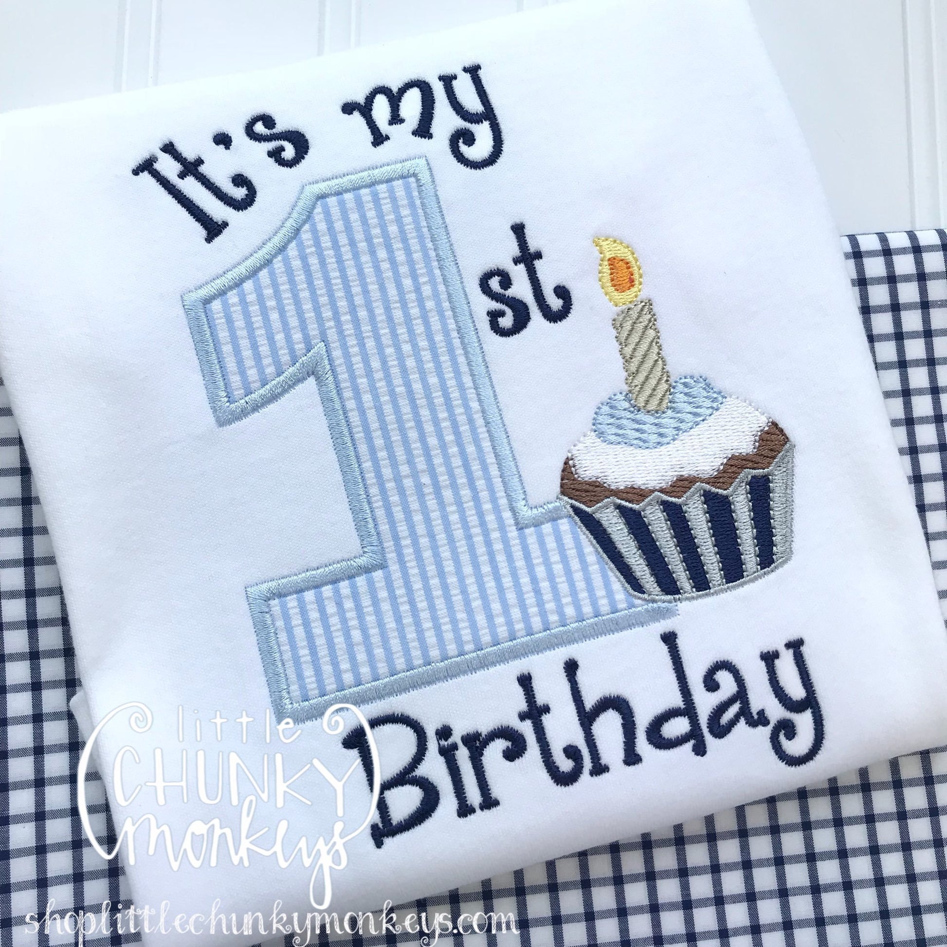 Boy Outfit - Boy Birthday Shirt - Boy Cupcake Birthday Shirt