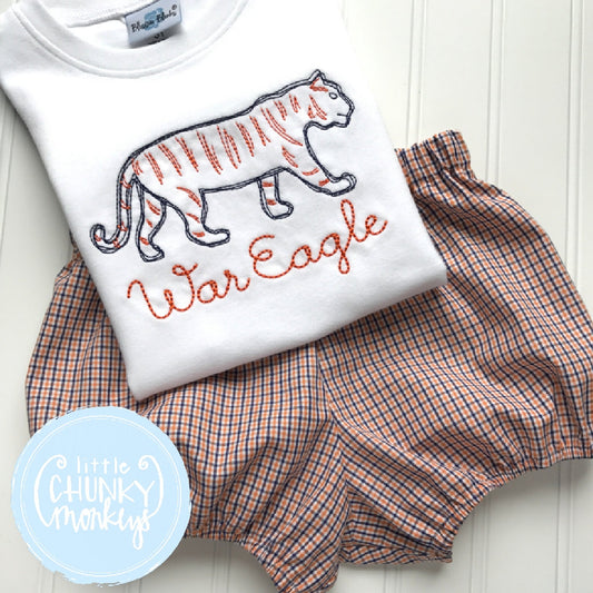 Boy Outfit - War Eagle Tiger Shirt