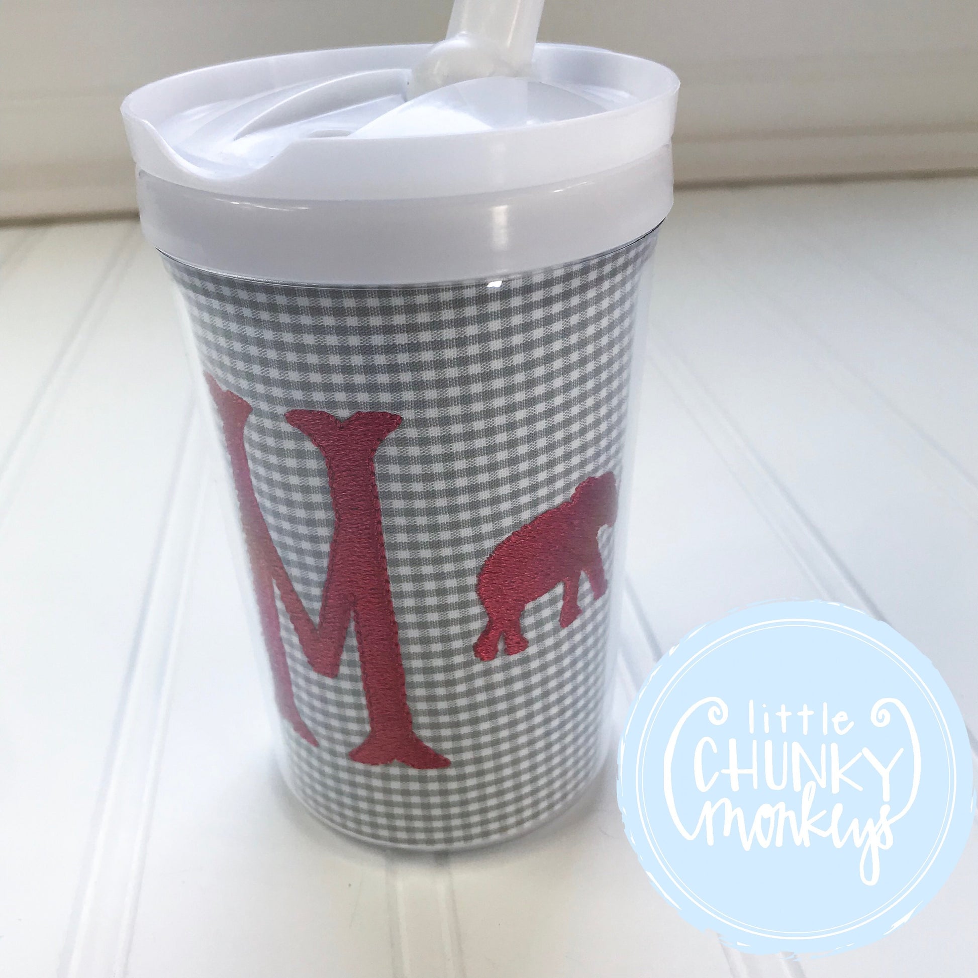Toddler Straw Sippy Cup with Personalization