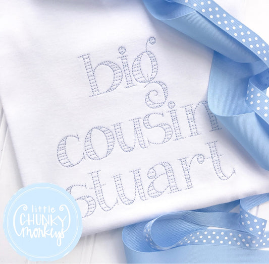 Boy Shirt - Boy Shirt - Big Cousin Shirt With Name