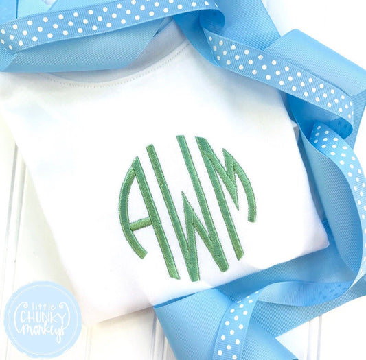 Boy Shirt -Circle Monogram