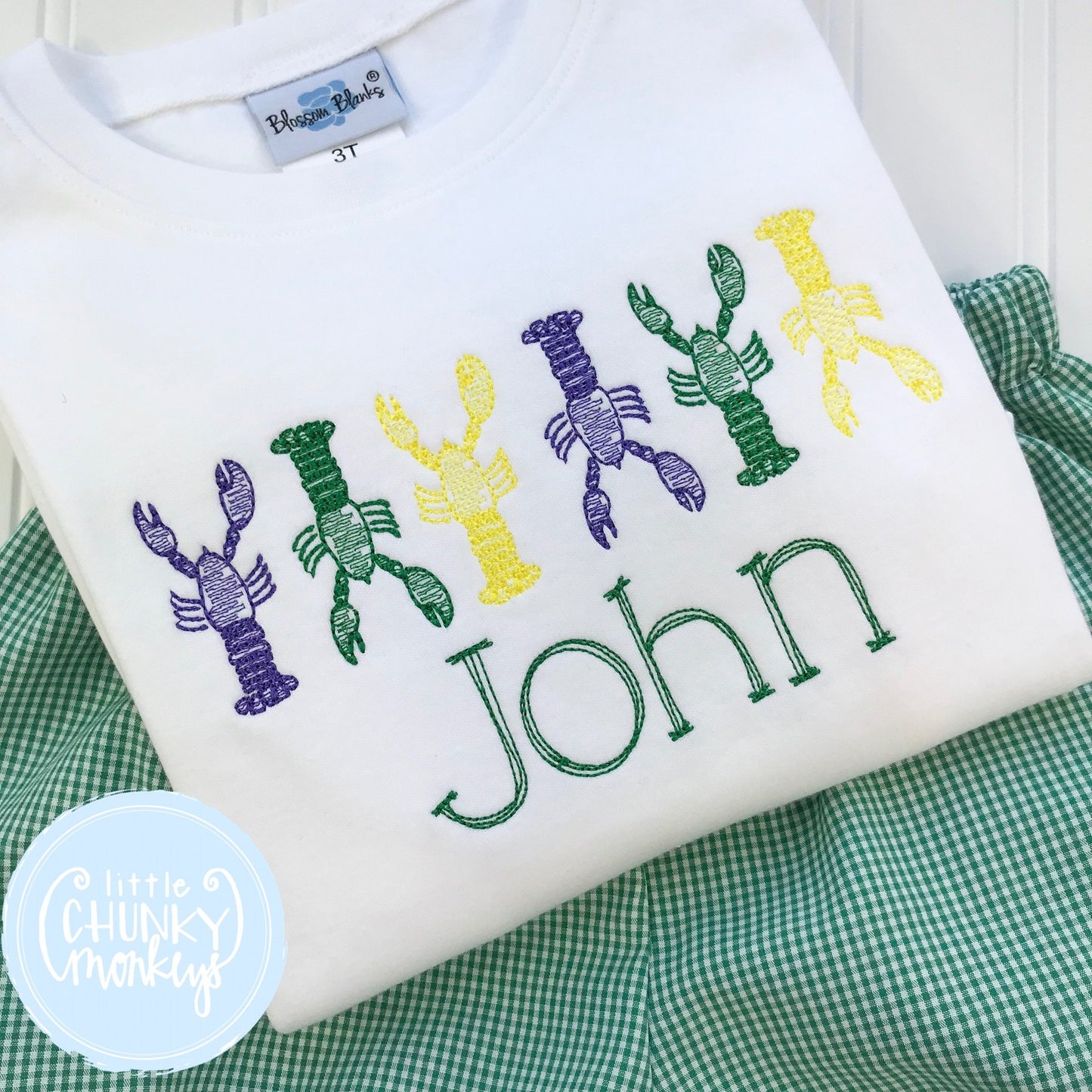 Boy Shirt - Boy Mardi Gras Shirt - Mardi Gras Crawfish Shirt