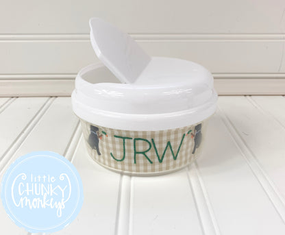 Snack Bowl with Personalization