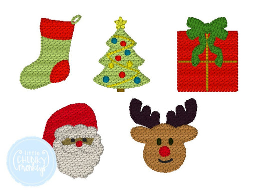 Boy Shirt -Stitched Christmas Build Your Own