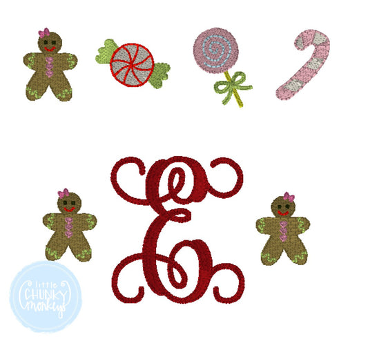 Girl Shirt - Gingerbread Build Your Own