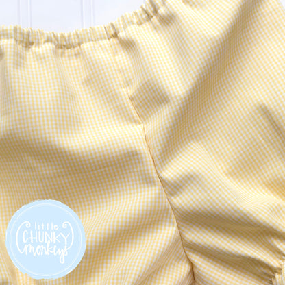 Yellow Gingham Bottoms