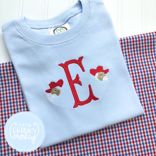 Football Shirt - Initial with Mini Mascot