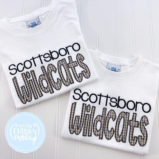 Boy Shirt - Applique School Name