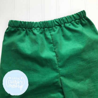 Green Corduroy Bottoms